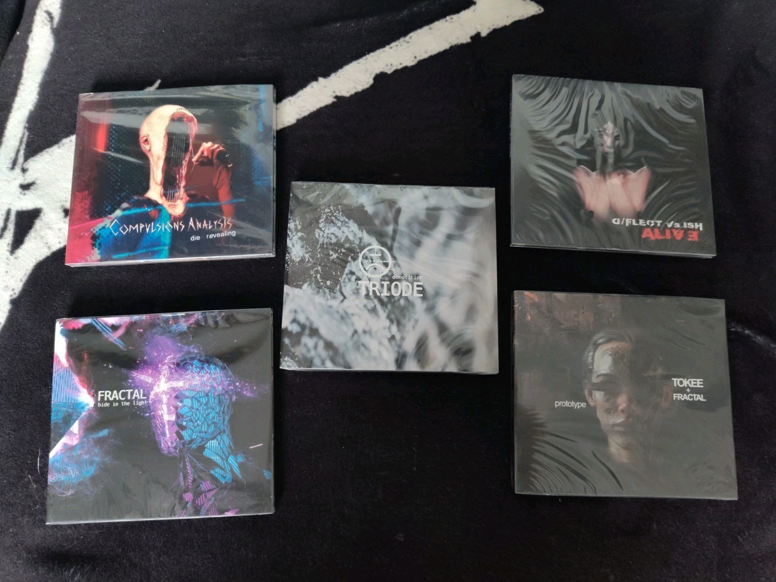 Fractal, Deflect, Triode, Compulsions Analysis 5 CD Lot Dark-Electro Industrial