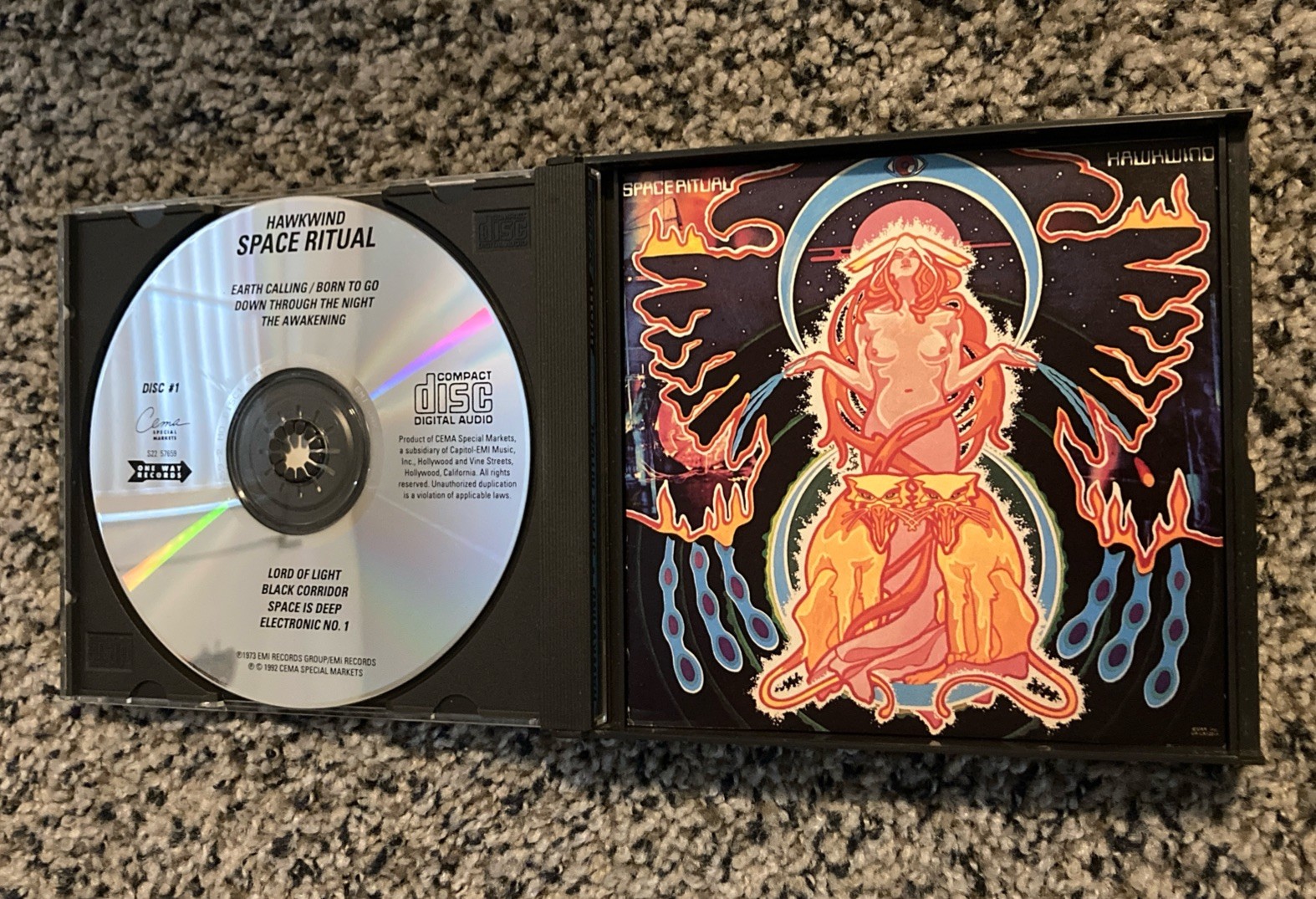 Space Ritual by Hawkwind (CD, 2 Discs) One Way Records Canada