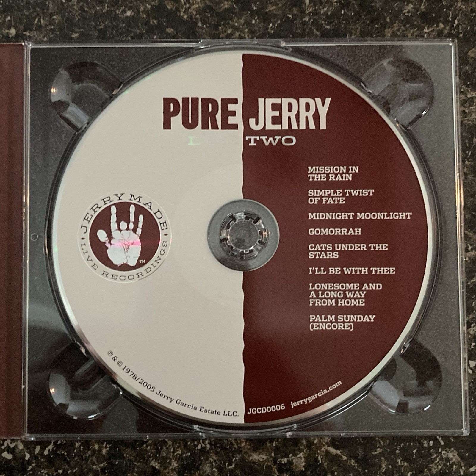 Jerry Garcia Band Pure Jerry Warner Theatre March 18, 1978 2CD Set Album