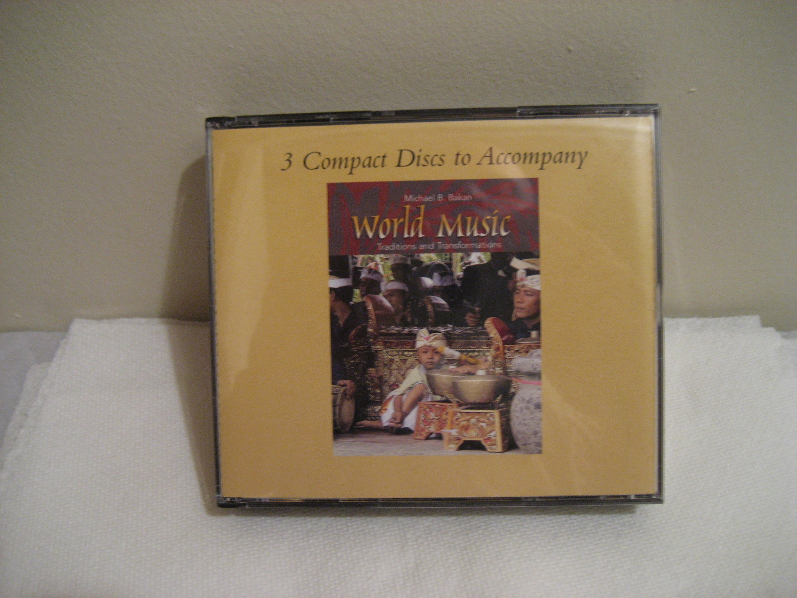 WORLD MUSIC michael bakan, 3 cd's first edition