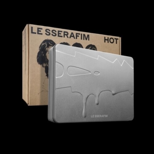 Le Sserafim - Hot - Tin Case Version - incl. Tin Case, Keyring, Magnet, A4 Poste