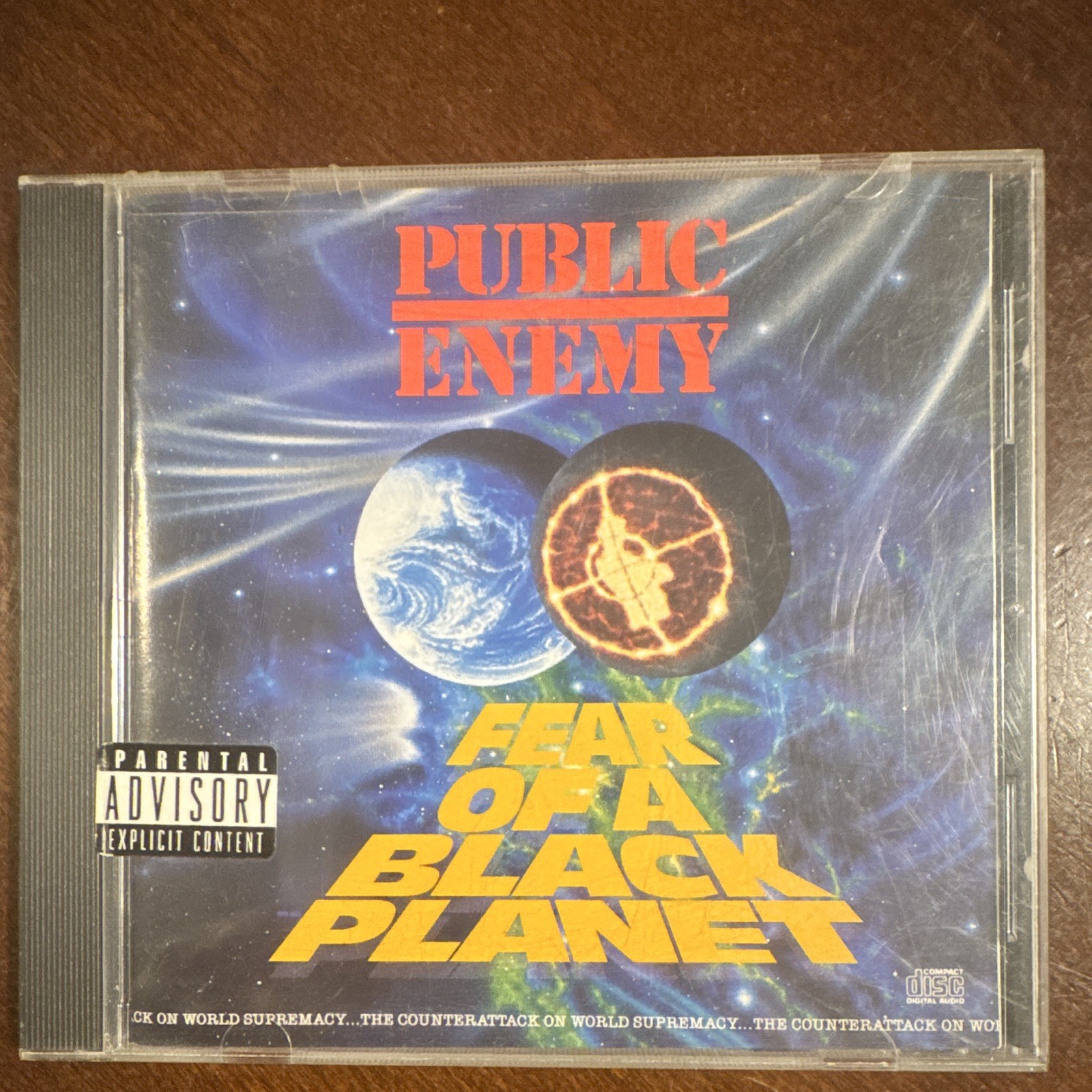 Def Jam Public Enemy Fear of a Black Planet Rap CD Album 1990 314523446-2 PA