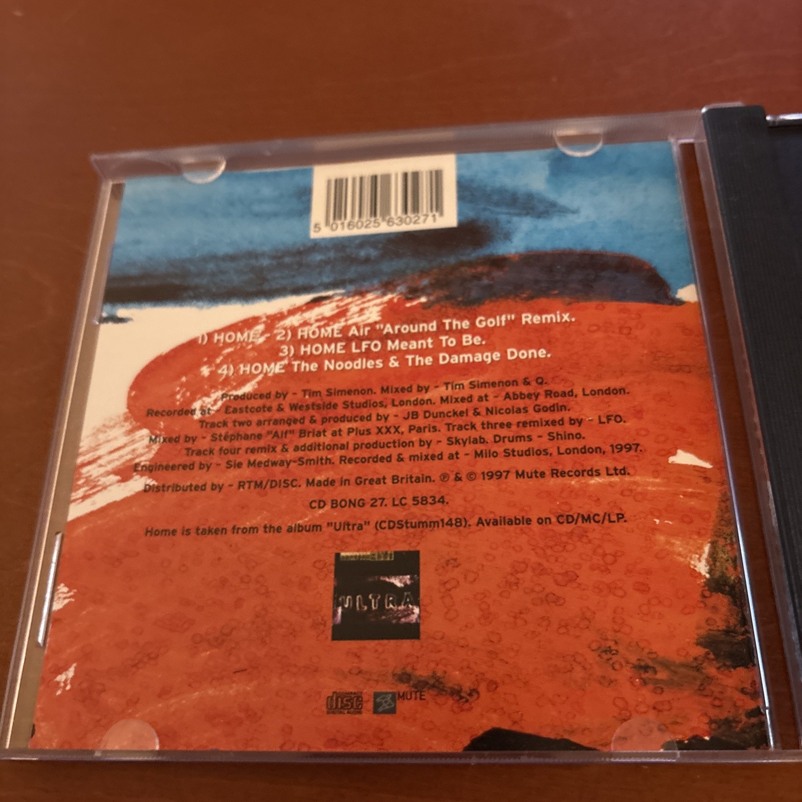 Depeche Mode - Home (4-Track CD Single 1997) UK