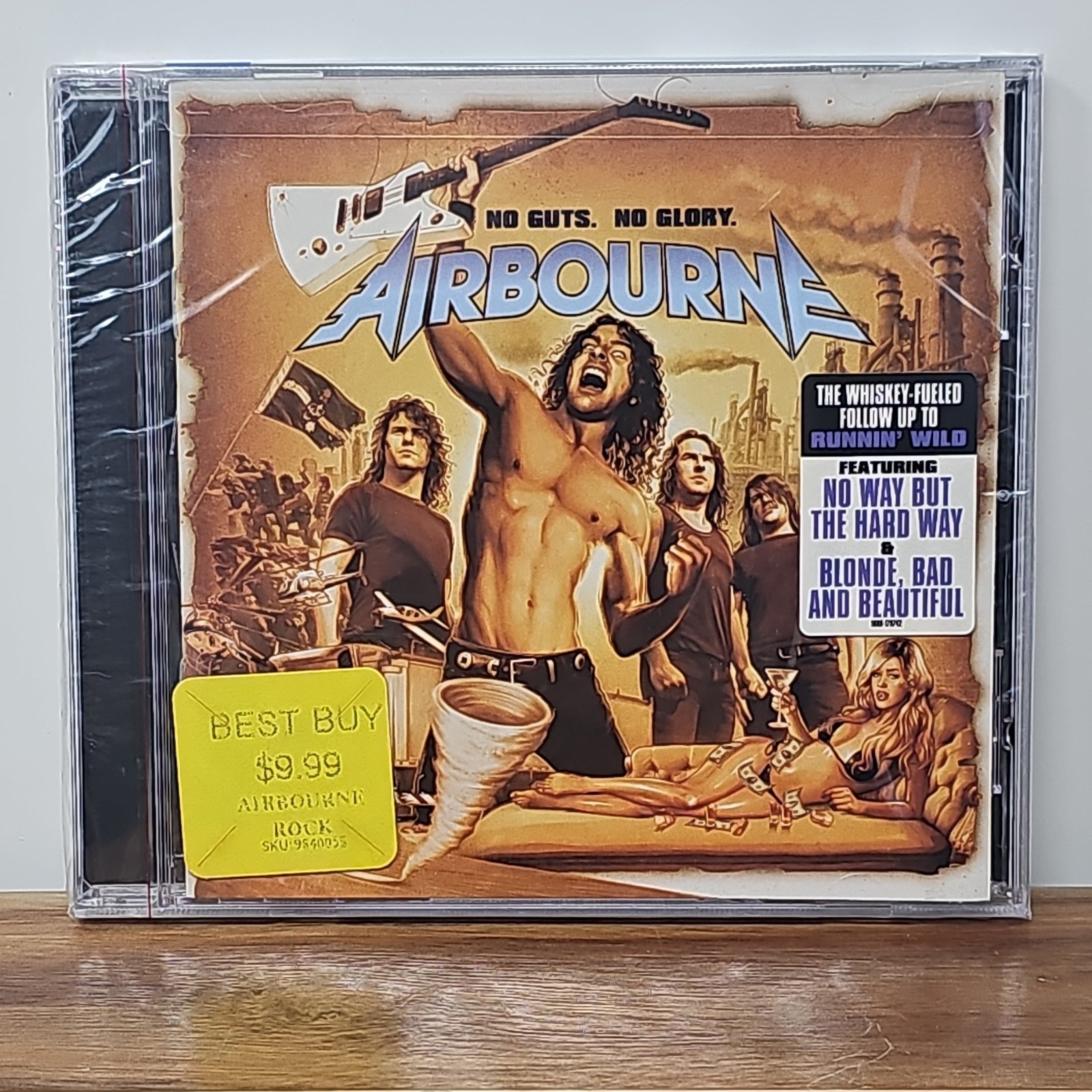 Airbourne No Guts. No Glory CD Album 2010 Roadrunner Records Rock