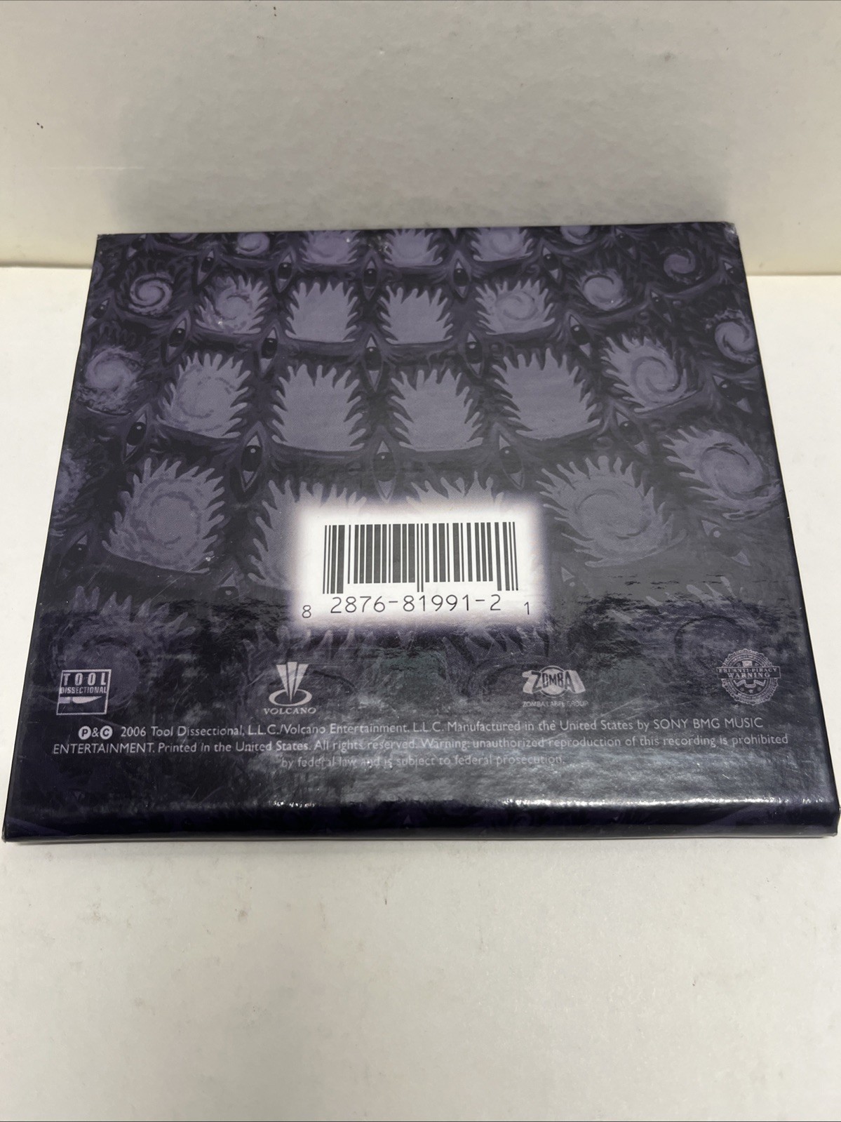 Tool 10000 Days CD 2006 3D Lenticular Cover W/Stereoscopic Lenses