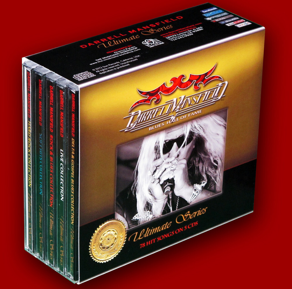 Darrell Mansfield BOX SET 5-CDs NEW Shrinkwrapped Jewel Case & Cover Art