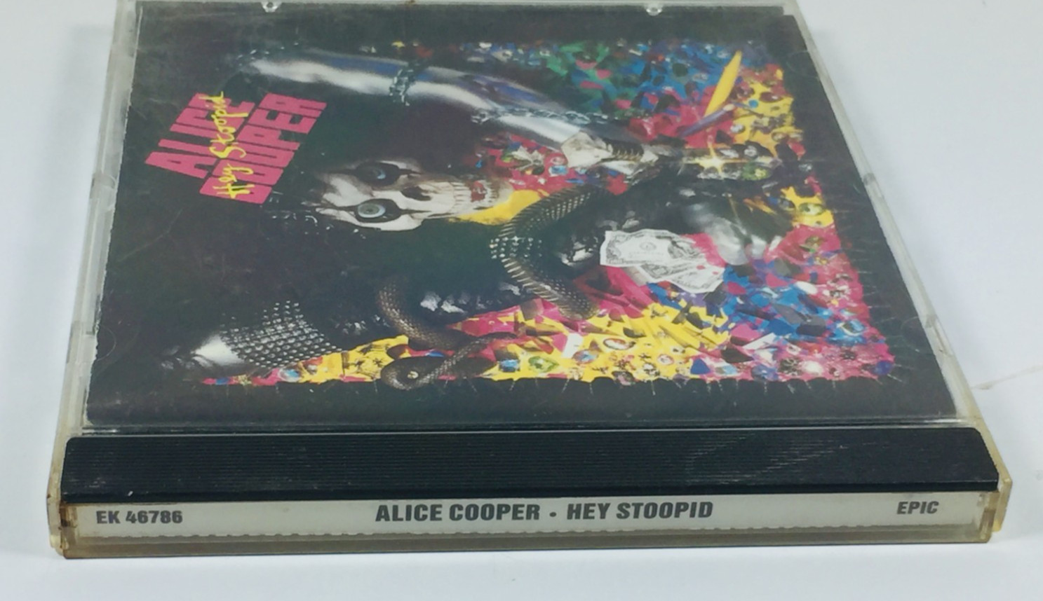 ALICE COOPER "HEY STOOPID" (1991) CD Hard Rock Glam Metal ALBUM Epic Rock VTG+++