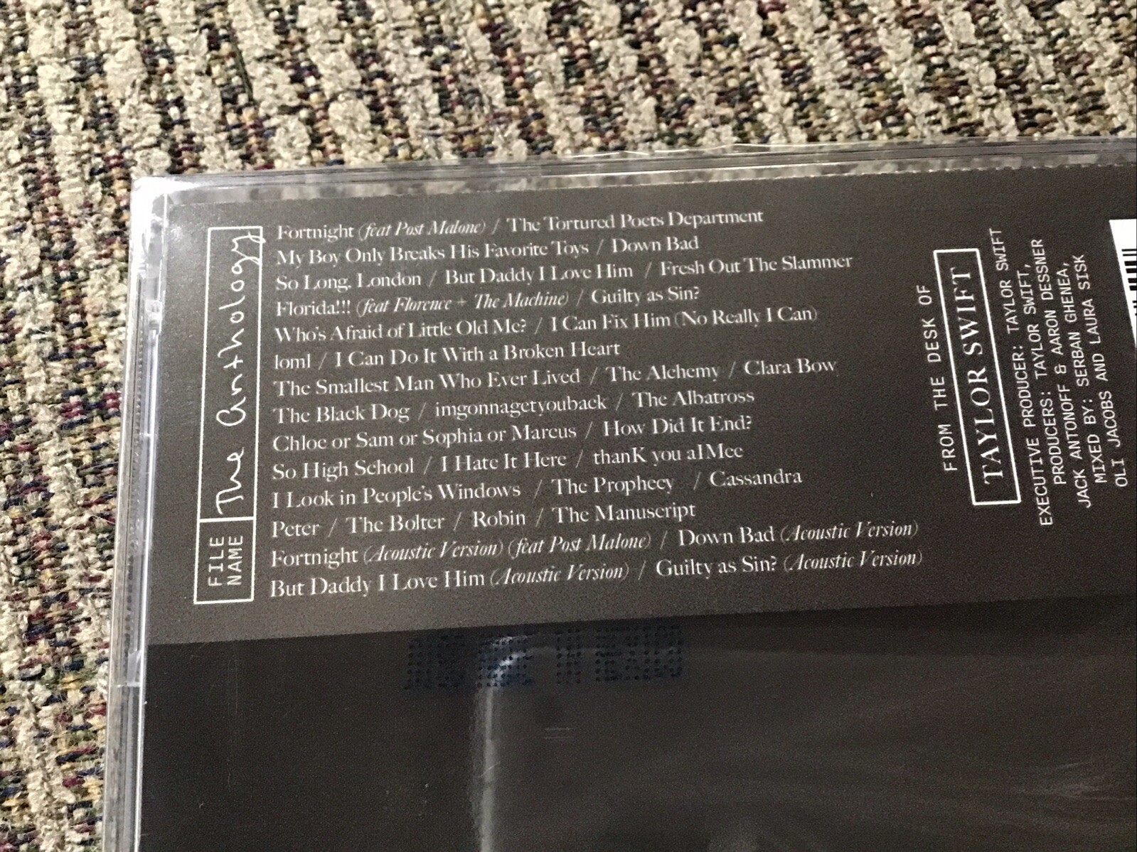 TAYLOR SWIFT THE TORTURED POETS DEPARTMENT ANTHOLOGY TARGET EXCLUSIVE 2-CD SET
