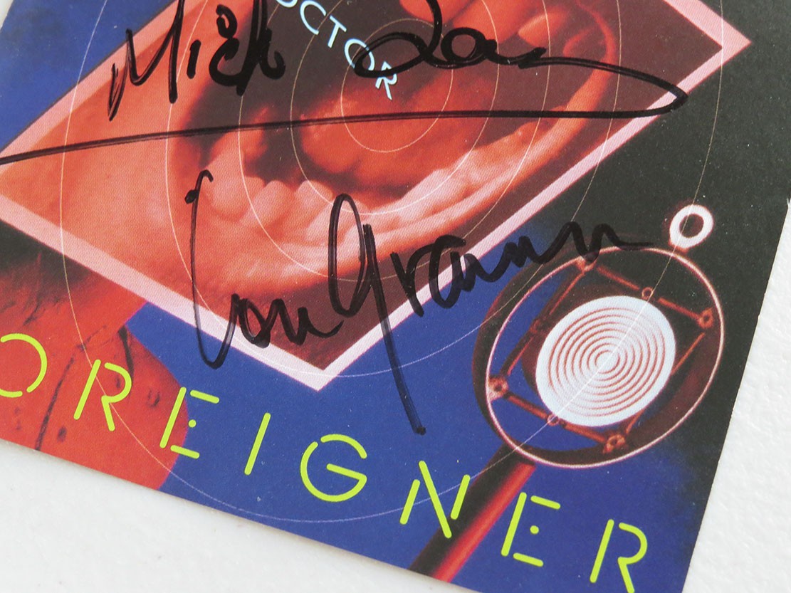 Foreigner SIGNED 1992 Soul Doctor Radio Promo CD by Mick Jones Lou Gramm