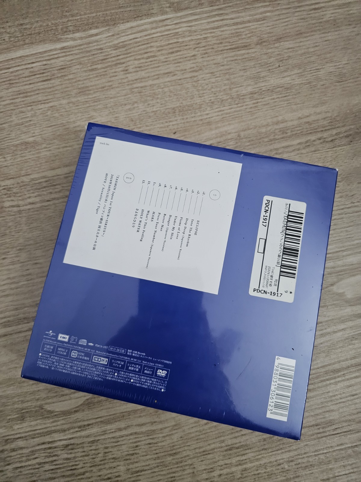 TAEMIN Limited Edition Fanclub Box Set CD Japanese Flame of Love Sayonara Hitori
