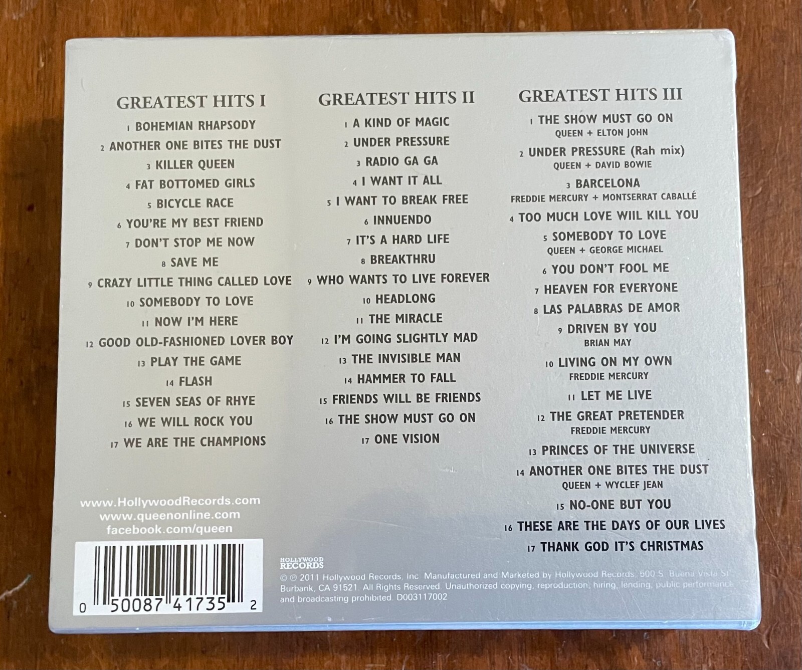 Queen Greatest Hits I II & III The Platinum Collection NEW 2011 3 CD Set SEALED