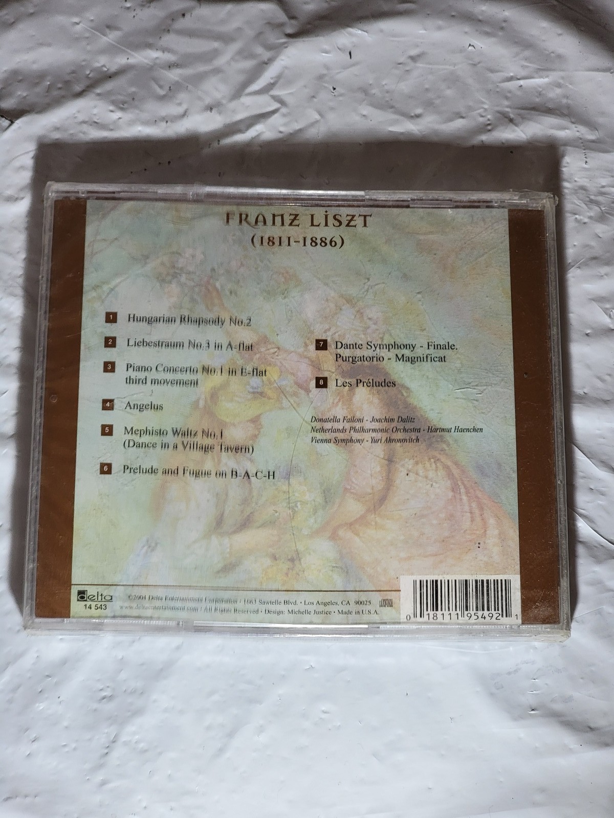 Franz Liszt Classical Masterpieces of the Millennium Audio CD New