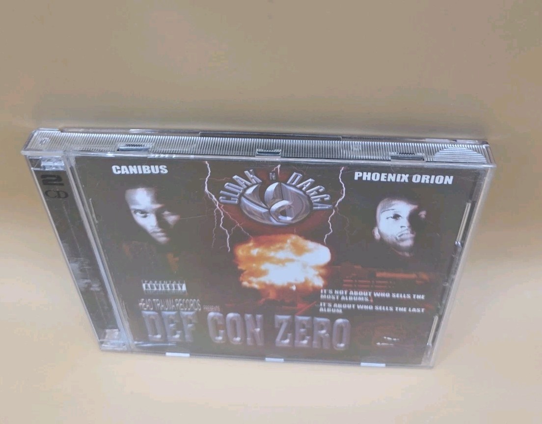 CANIBUS AND PHOENIX ORION DEF CON ZERO 2 DISC CD/DVD
