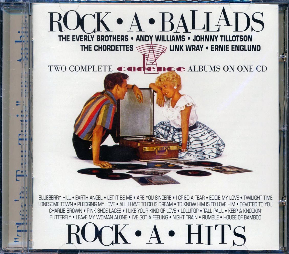 Various - Rock A Ballads + Rock A Hits (2 albums on 1 CD) [New CD]