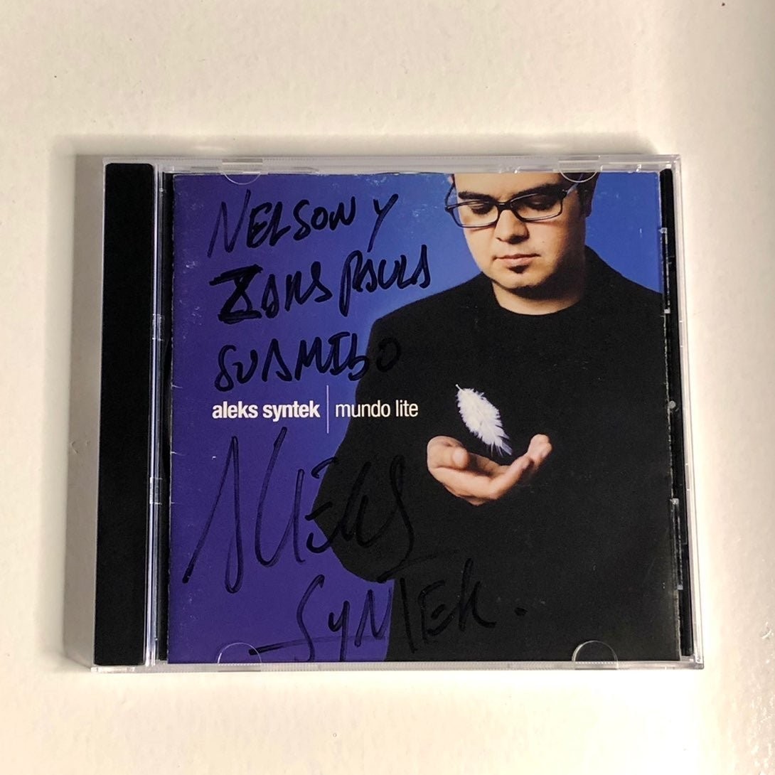 Rare! CD Aleks Syntek ‎- Mundo Lite