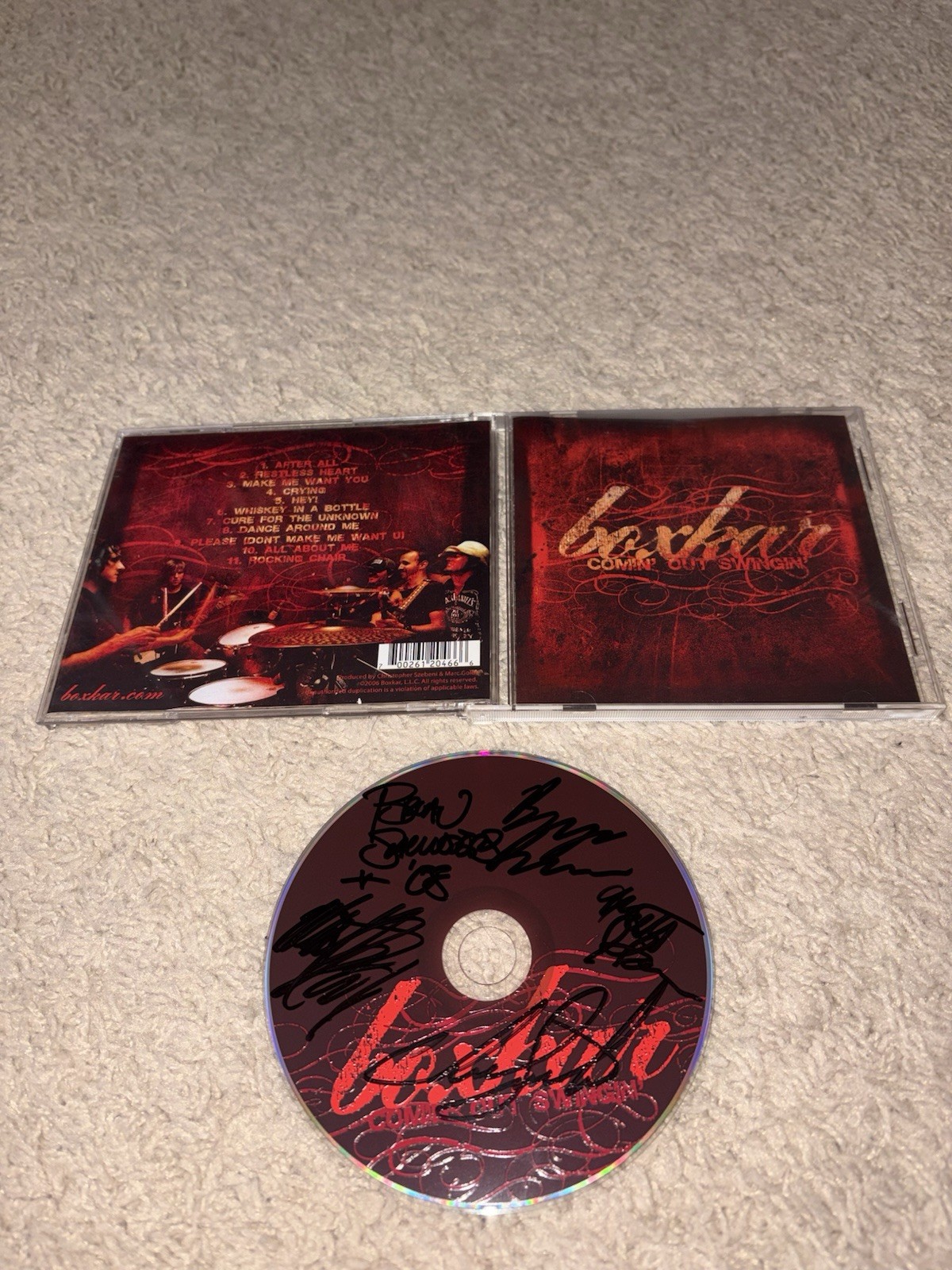 SIGNED/RARE! Comin' Out...By Boxkar CD Rock Ingram Hill July For Kings Candlebox