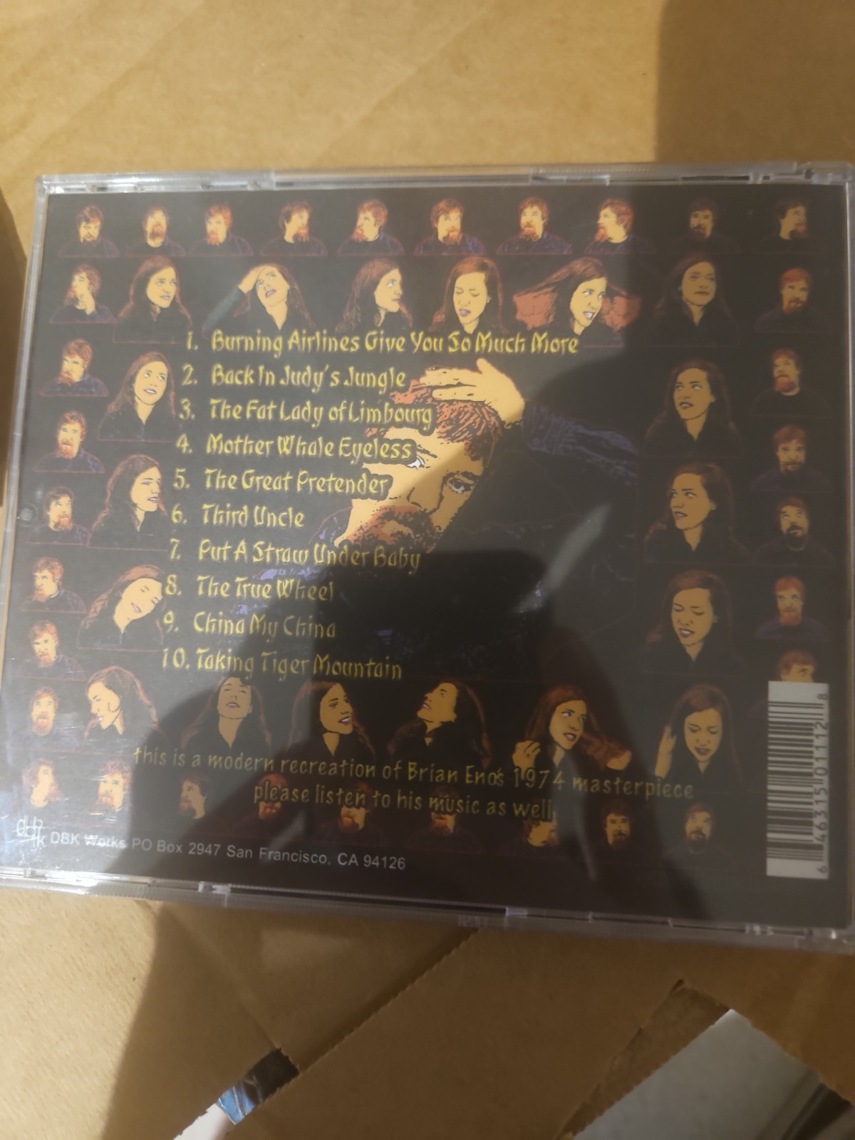 Brian Eno's Taking Tiger Mountain by Strategy by Doug Hilsinger (CD,...