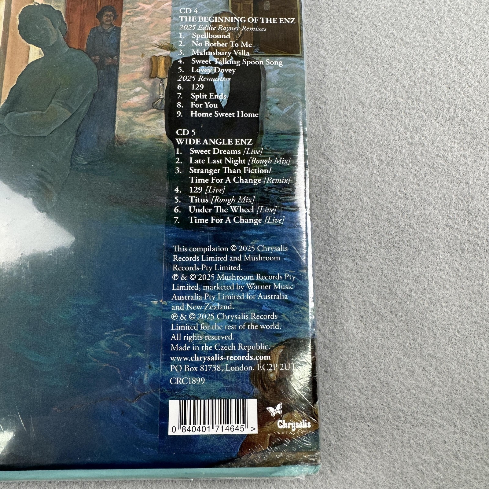 Split Enz ENZyclopedia Vol 1 & 2 Rock Pop 2025 Multicolor Sealed Remastered 5 CD