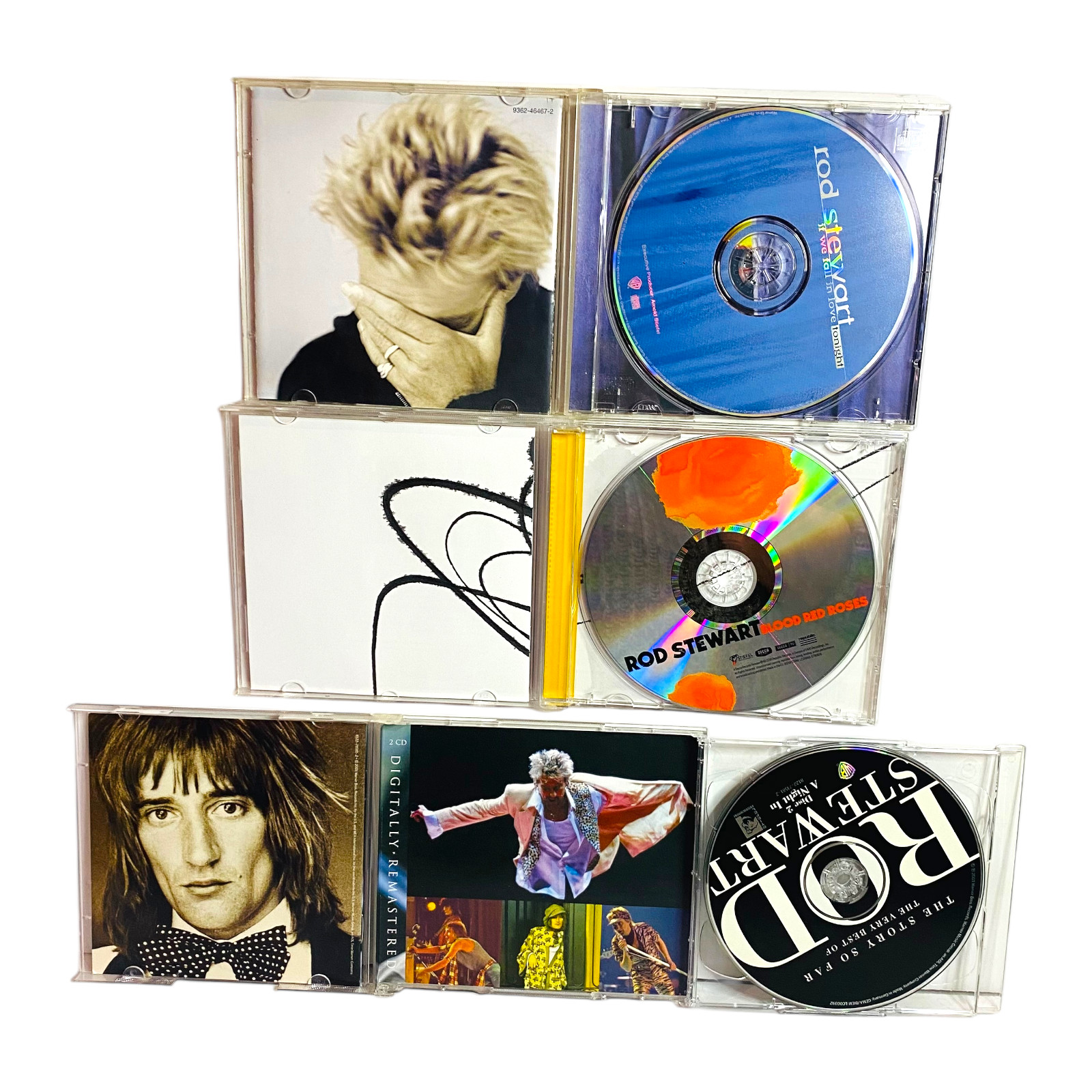 Rod Stewart ( CD Bundle ) Storyteller: Anthology, Best Of, Blood Red Roses....