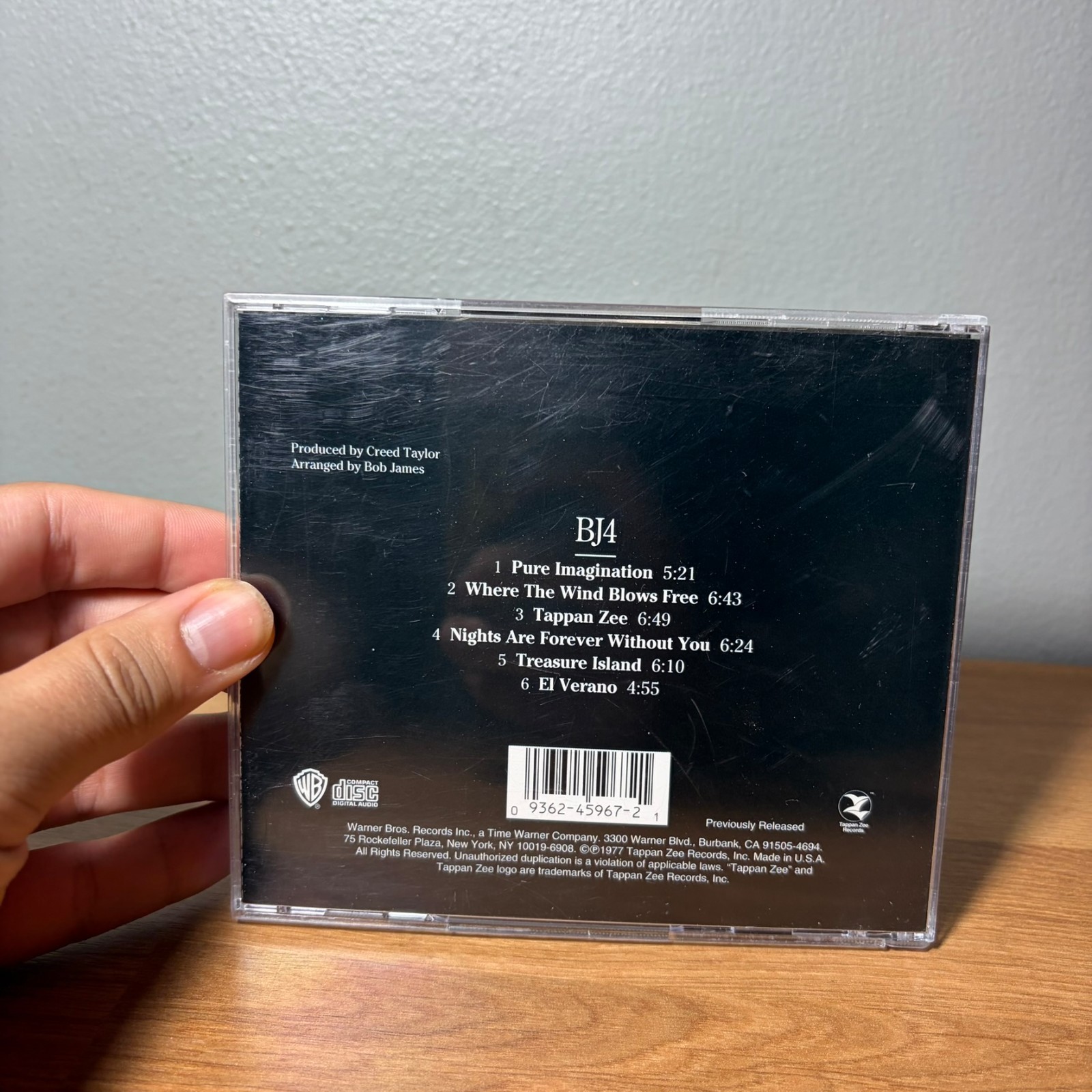BJ 4 by Bob James (CD, Oct-1995, Warner Bros.)