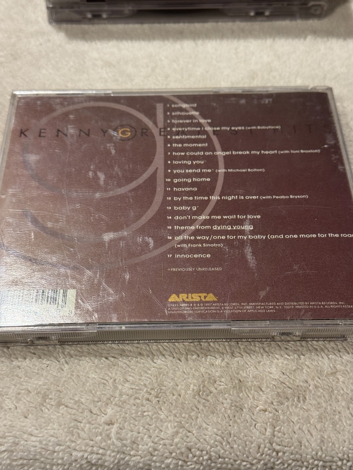 Kenny G - Greatest Hits 2 CD SET - CD IN VERY GOOD CONDITION!!!