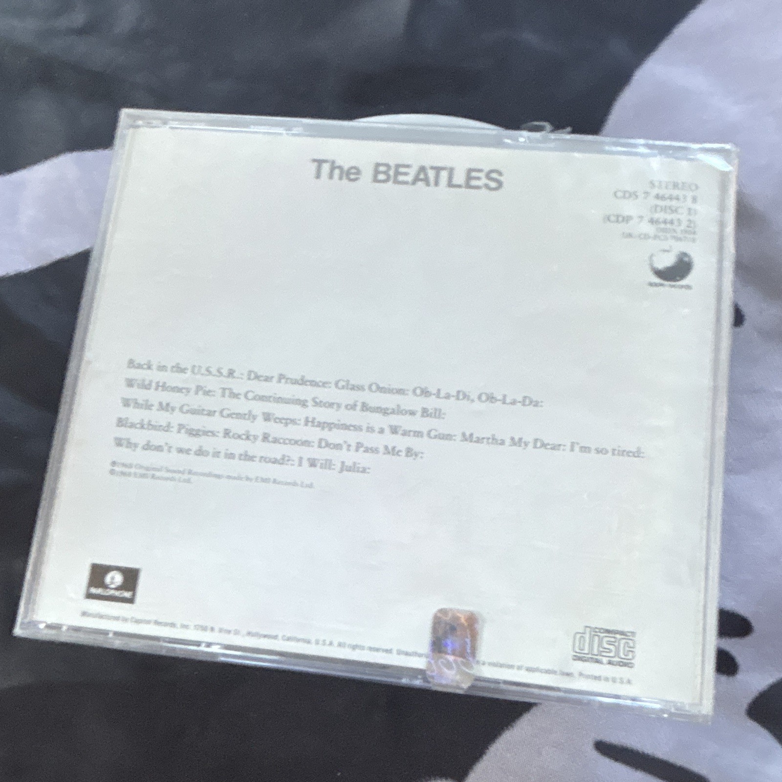 The Beatles The Beatles CD Rock Parlophone 1968 CDP 7 46443 2 CDS 7 46443 8 Mint