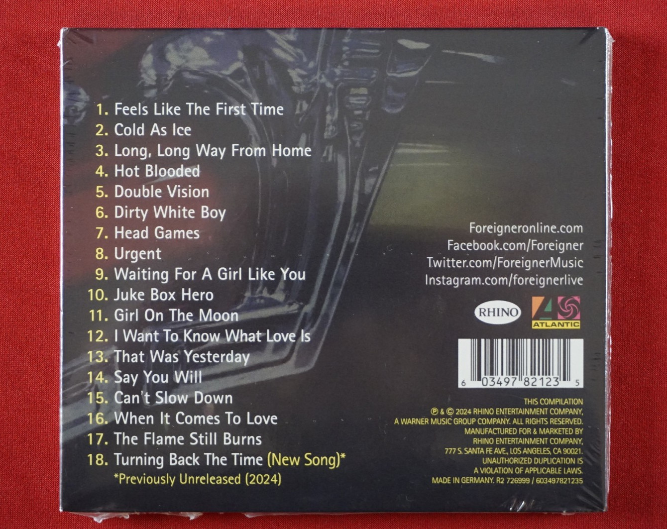 Foreigner Turning Back The Time CD Cold As Ice Hot Blooded Head Game NEW Sealed