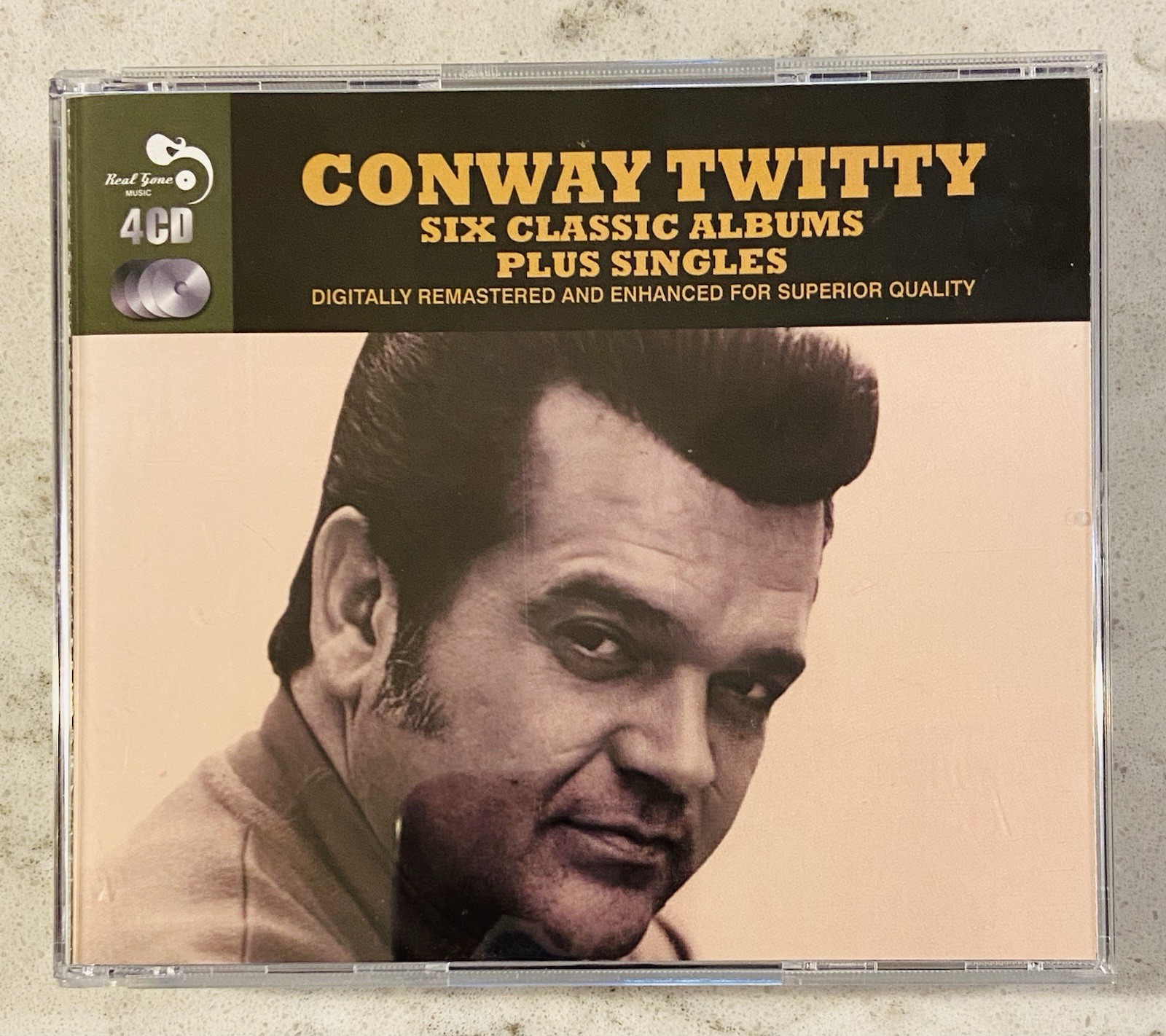 CONWAY TWITTY ~ SIX CLASSIC ALBUMS PLUS SINGLES 4 CD IMPORT SET REAL GONE MUSIC