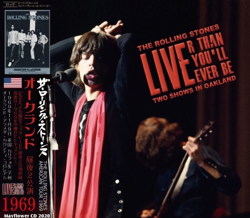THE ROLLING STONES 1969 LIVE'R THAN YOU'LL EVER BE 2CD+Original OBI NEW!!!