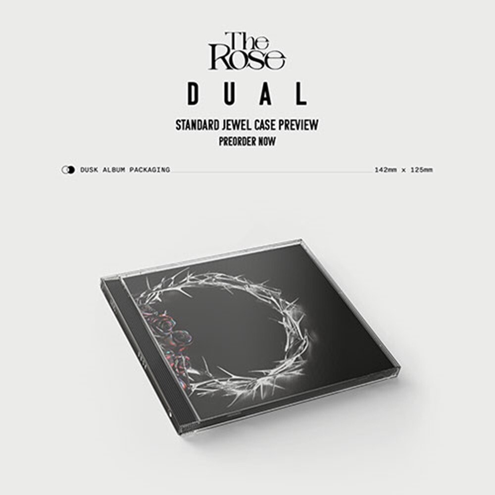 The Rose 2nd Full Album DUAL Jewel Case DUSK Ver CD+Photo&Lyric+P.Card+Sticker