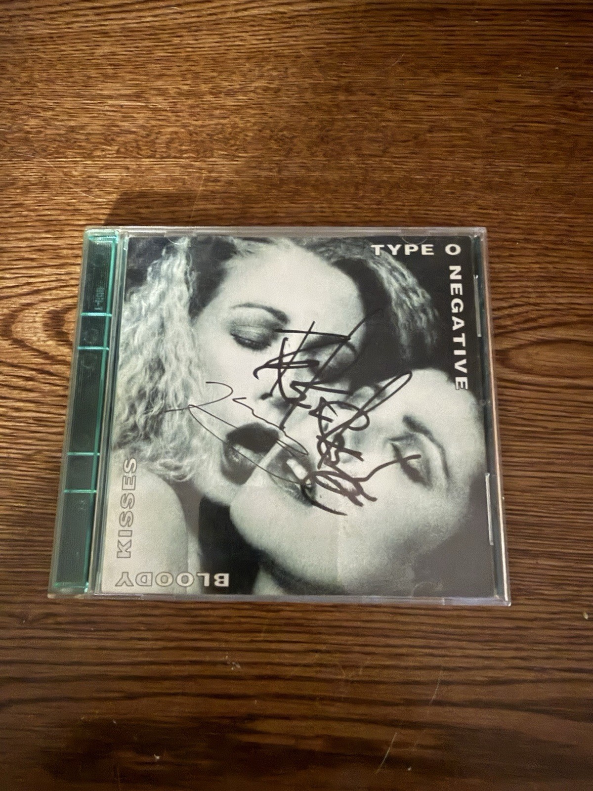 Type O Negative Bloody Kisses CD Signed Goth Metal Peter Steele Autographed