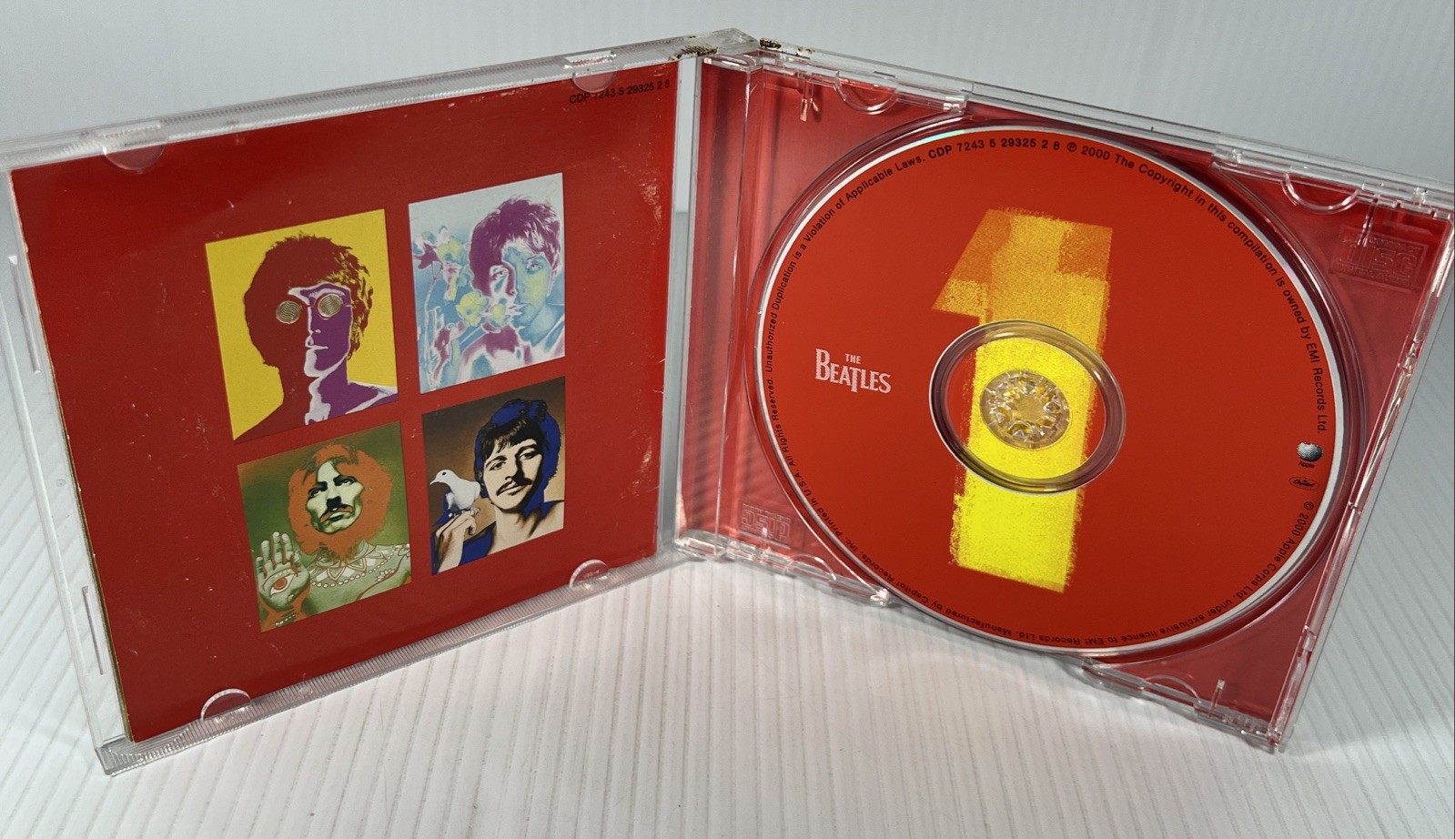 The Beatles 1 CD Apple Greatest Hits Hey Jude Very Good