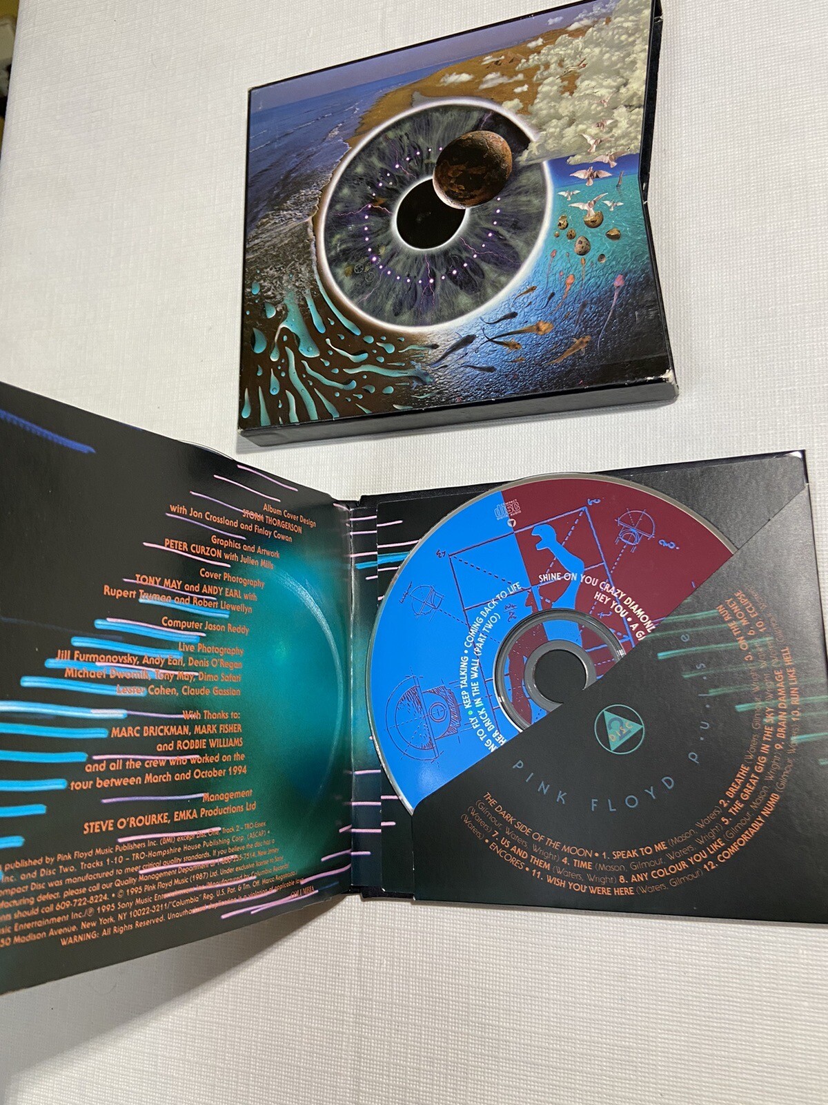 Pink Floyd Pulse 2xCd Special Edition Rock 1995 Columbia Records C2K67064 Good+