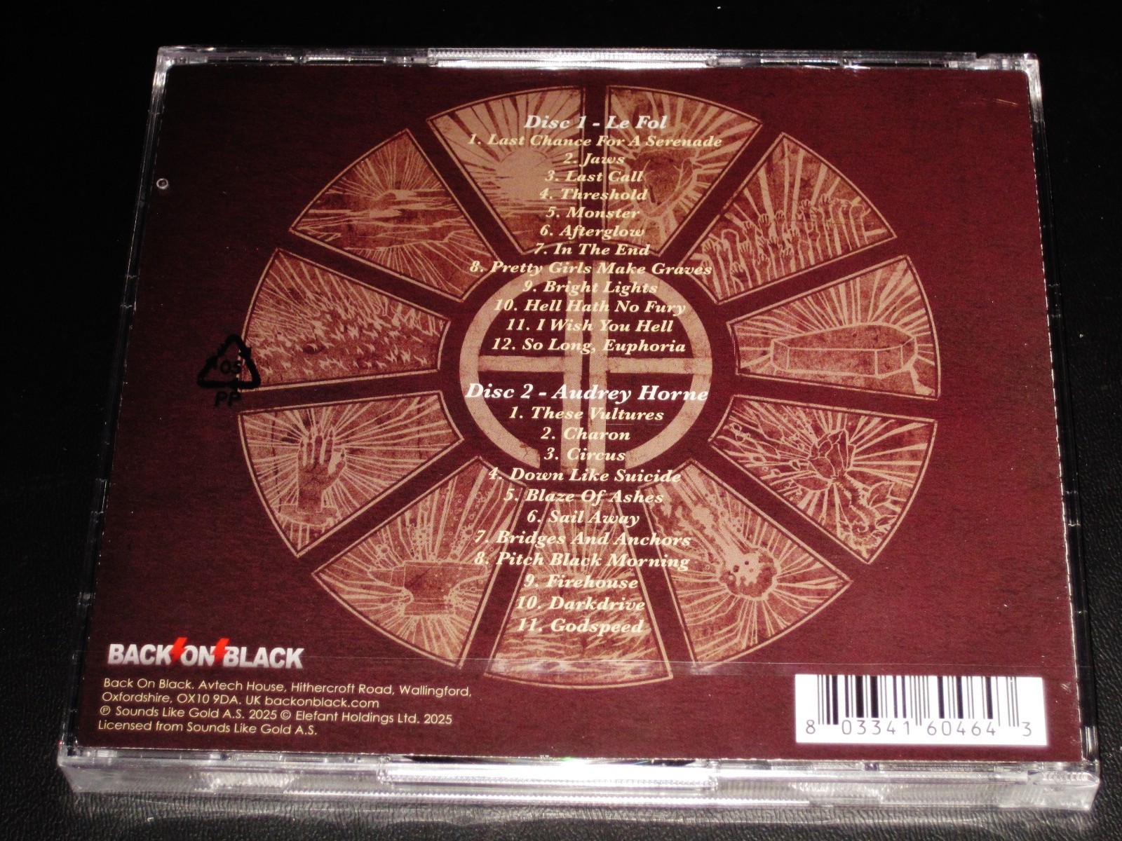 Audrey Horne: S/T Self-Titled Same / Le Fol 2 CD Set 2025 Back On Black UK NEW