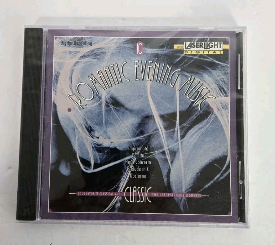 Romantic Evening Music CD Laserlight Digital For Harp Concerto New And Sealed