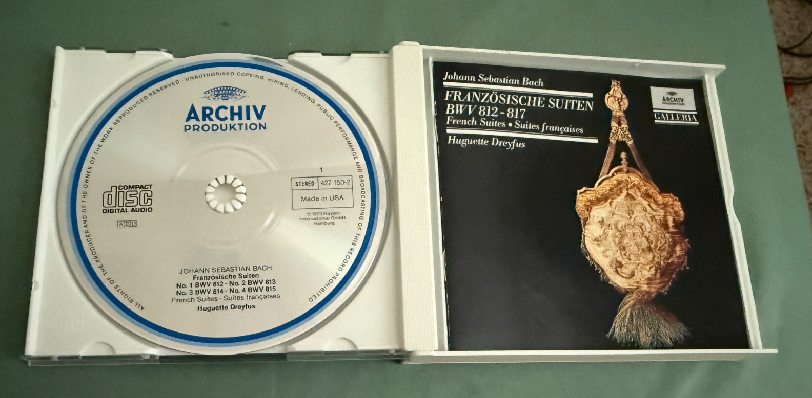 Bach - Franzosische Suites BVW 812-817 - 2 Silver CD Set - Archiv Production