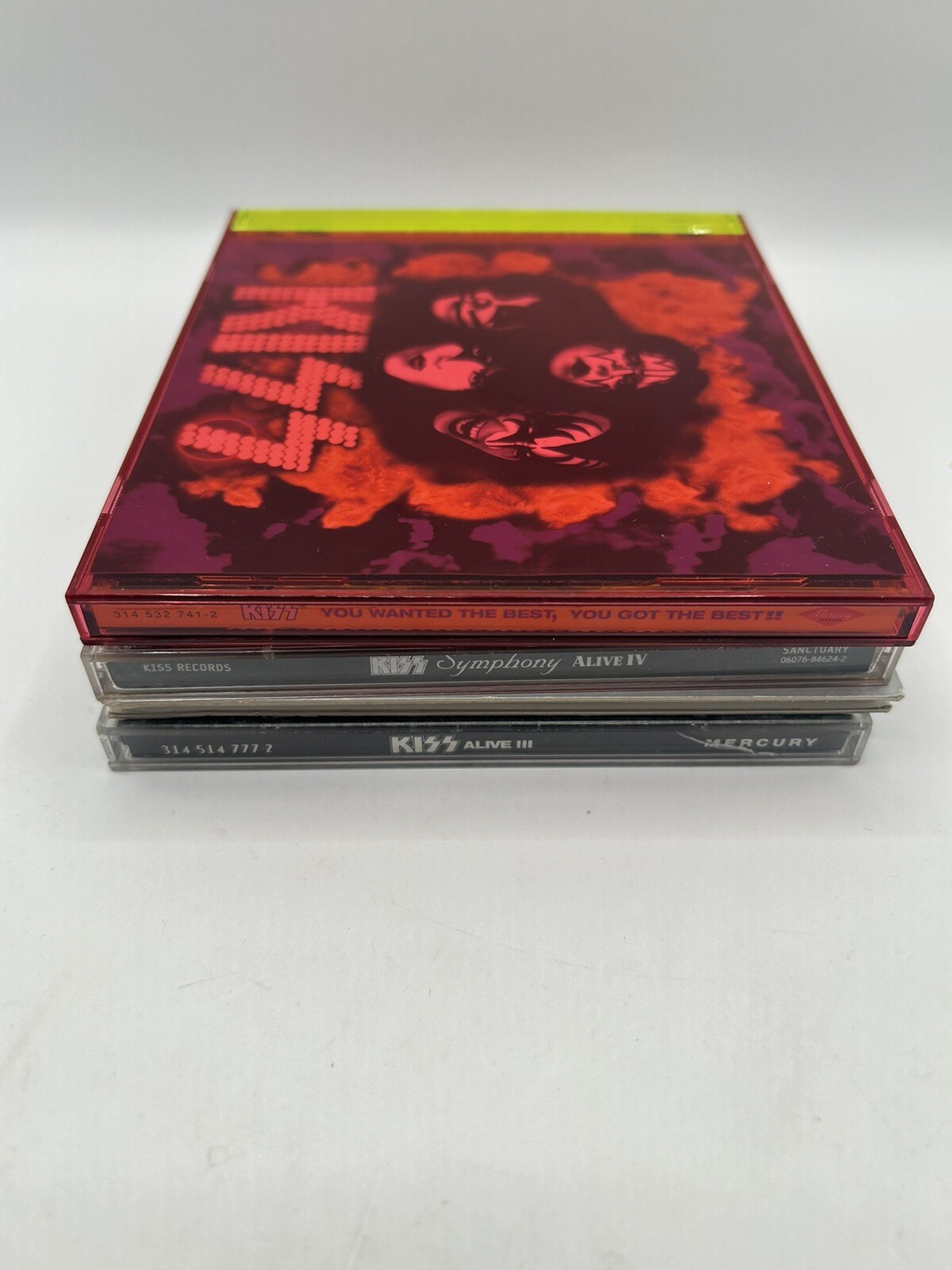 Kiss 4 CD Lot - Alive III, Alive IV, You Want The Best You Got The Best,