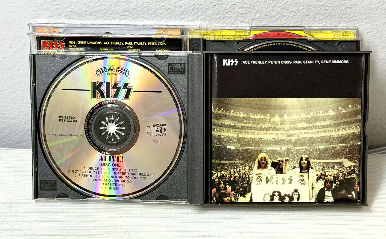 KISS ~ 3 CD Lot ~ Alive! Alive II & Hotter Than Hell 💥 💿 Rare 💥