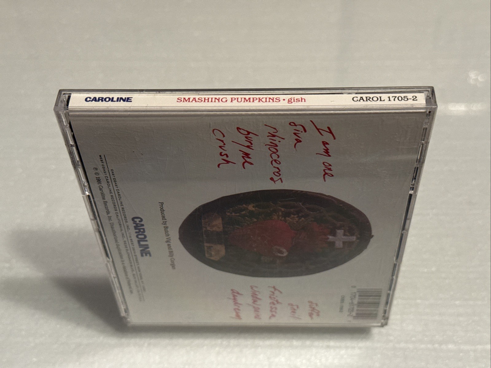 SMASHING PUMPKINS - GISH [1991] CD ORIGINAL CAROLINE NIMBUS MATRIX PICTURE DISC