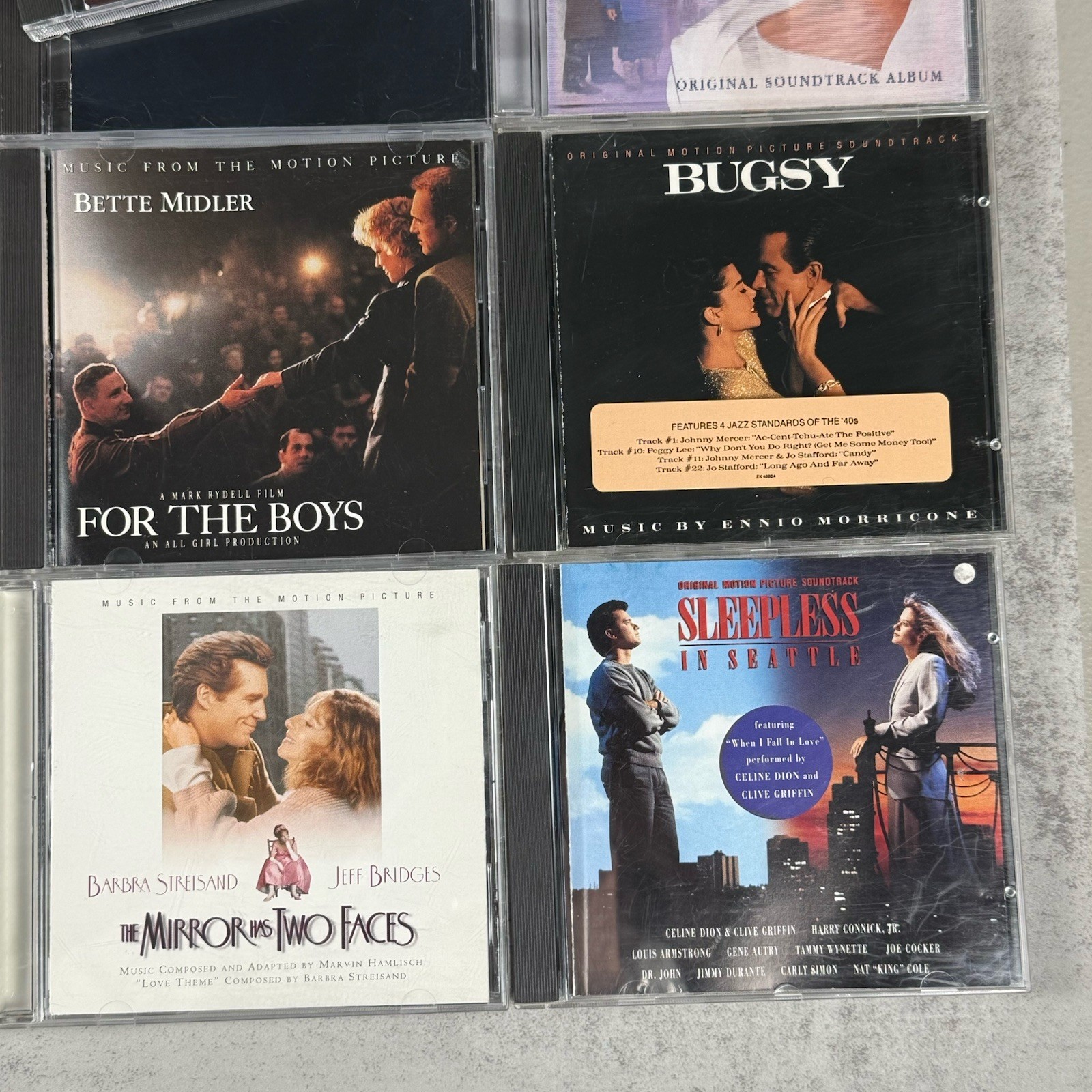 Movie Soundtracks: 17 CD LOT with Jewel Cases Romance Adventure