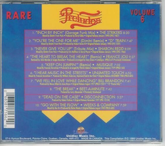 Various - Rare Preludes Volume 6 (CD, Comp, RE) (Near Mint (NM or M-)) - [Locati