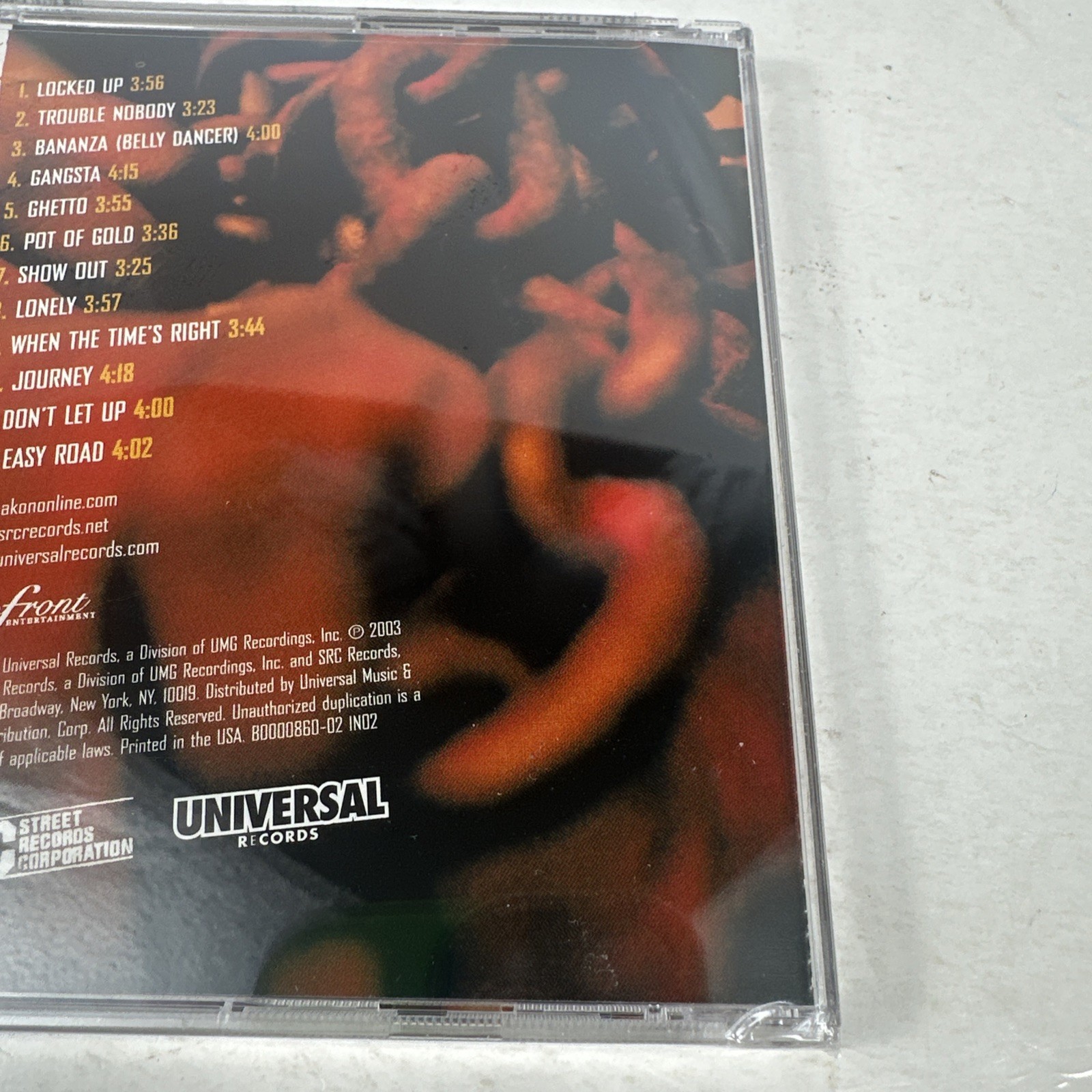 Akon CD Trouble PA 2004 Universal Records Hip-Hop Soul Brand New Factory Sealed