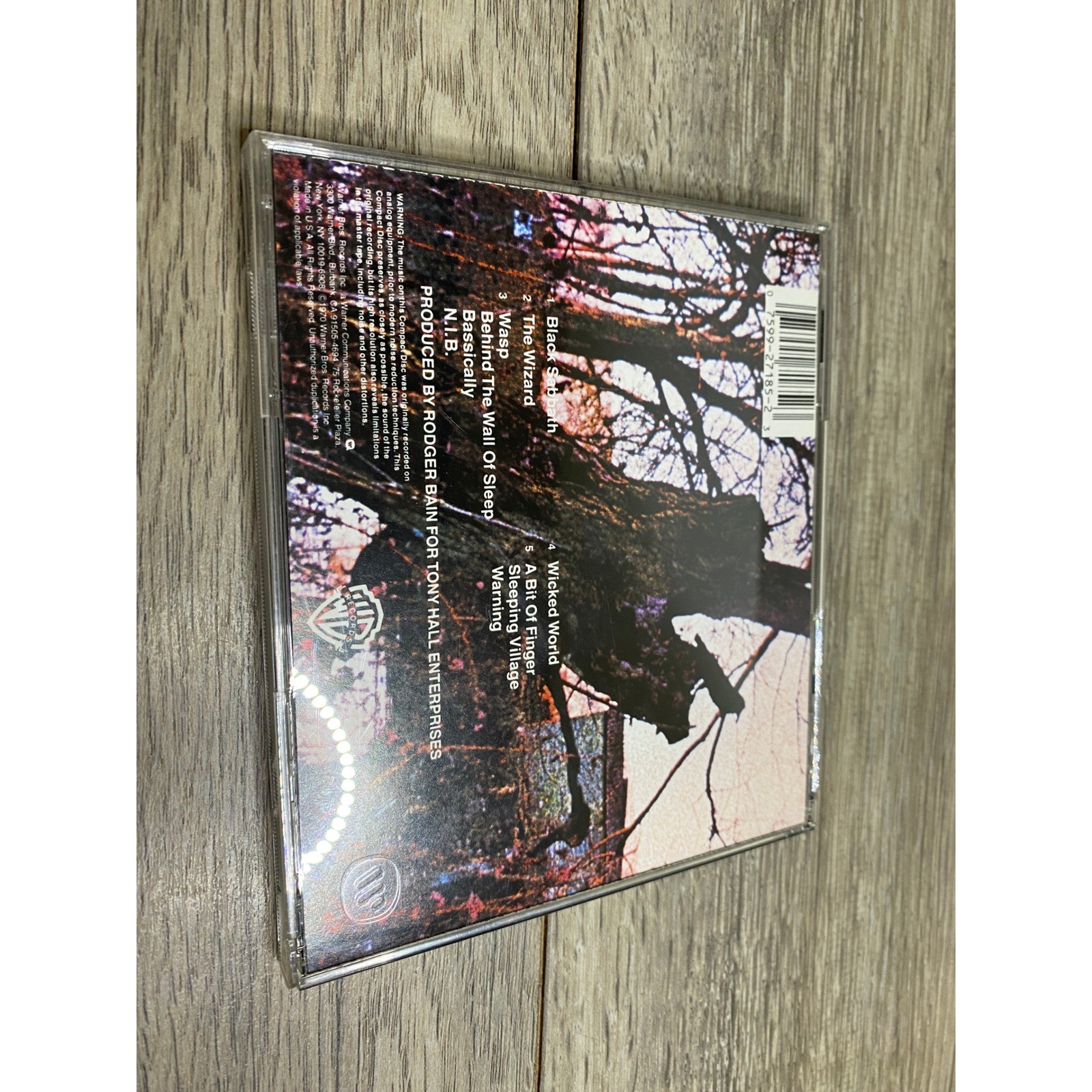 Black Sabbath Self-Titled CD Album Unisex OS Multicolor Excellent 1871-2 Metal