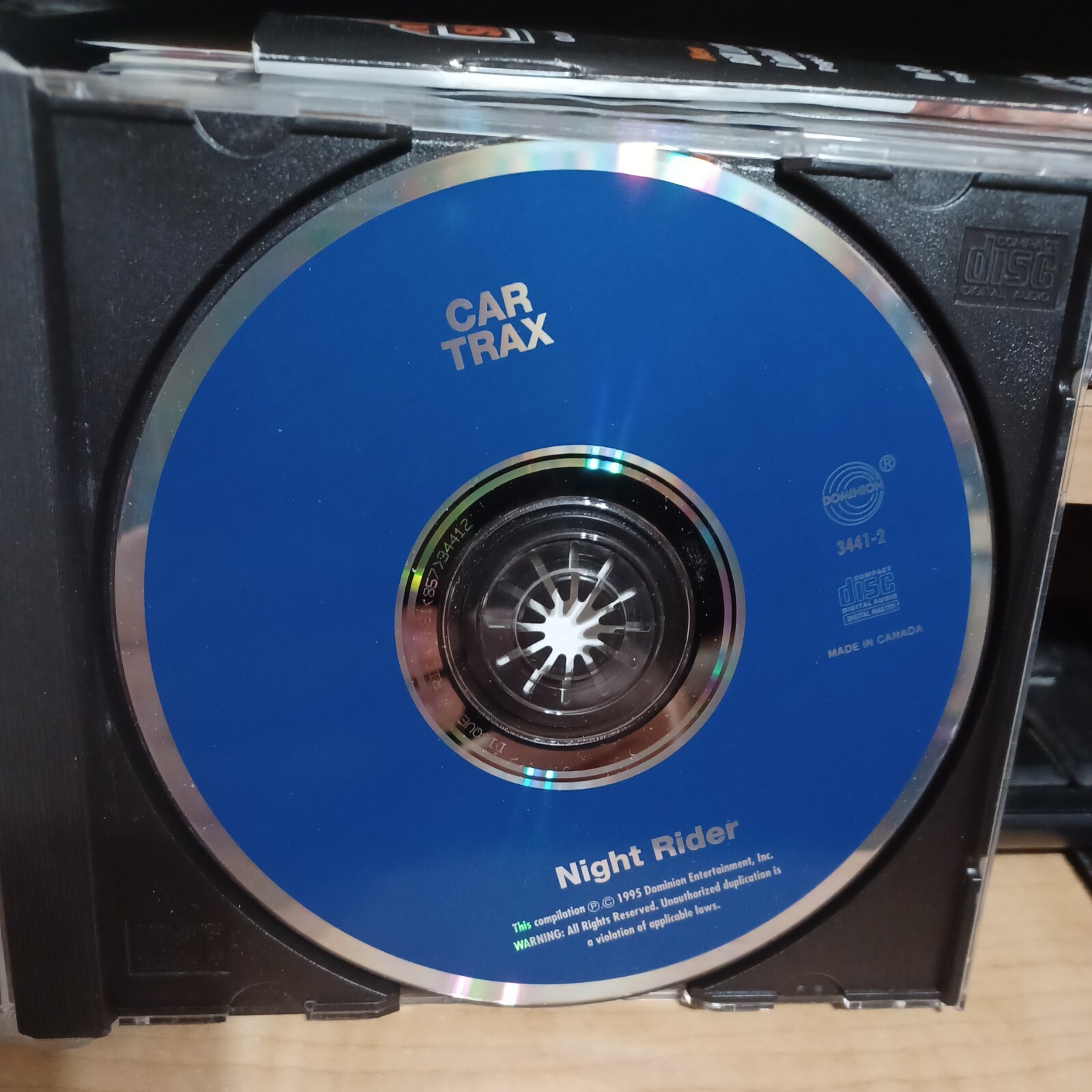 Car Trax: Night Rider by Various Artists (CD, Feb-1995, Dominion)