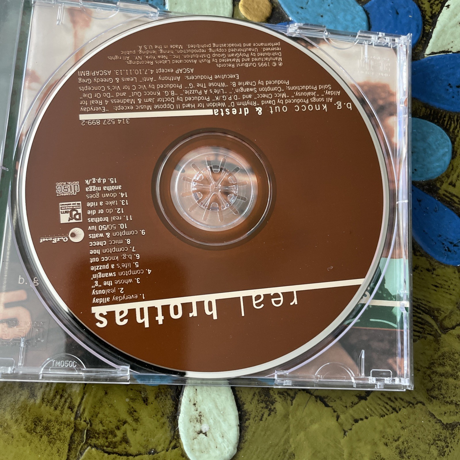 B.G. Knocc Out & Dresta Real Brothas CD 1995 Def Jam Rare TESTED GREAT! Eazy-E
