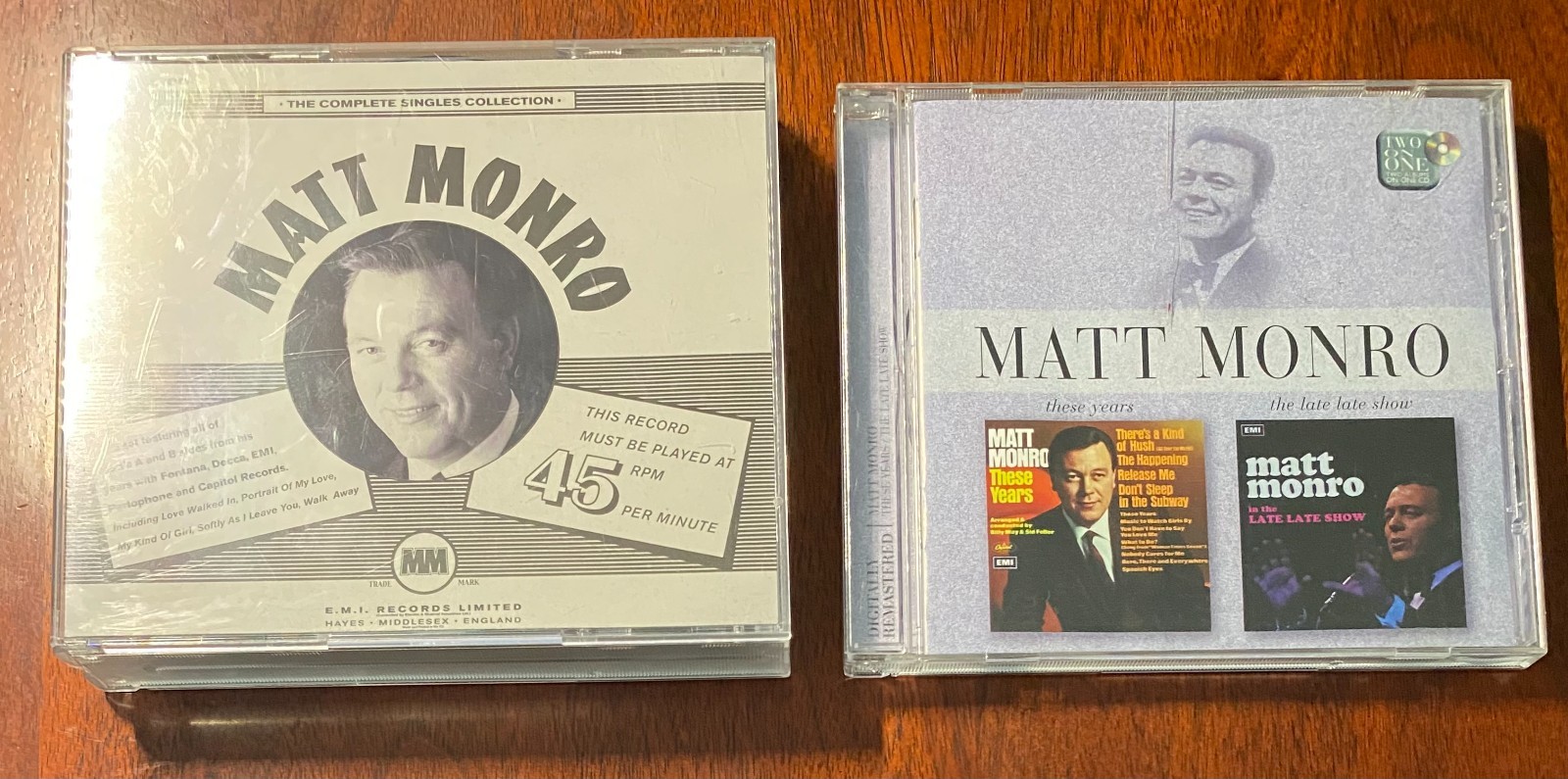 [6 CD's] Matt Monro - Complete Singles Collection & These Years/Late Late Show