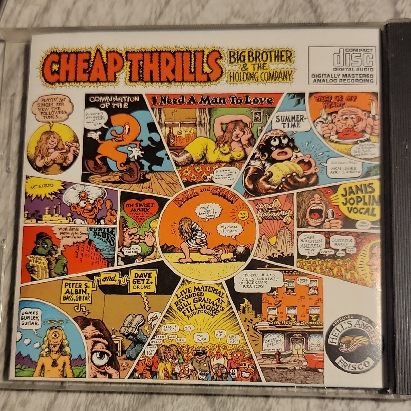 Big Brother & the Holding Company Cheap Thrills CD Columbia Rock CK9700