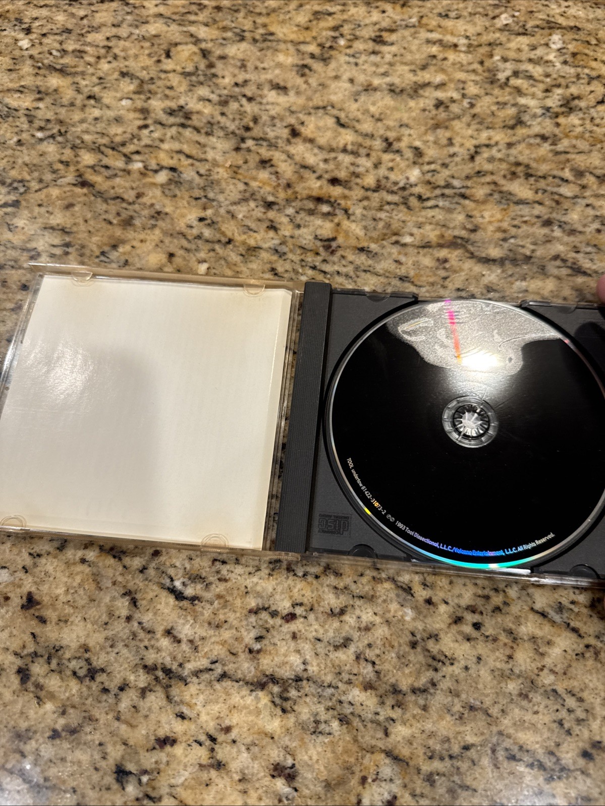 Tool Undertow CD 1993 Barcode Cover Variant