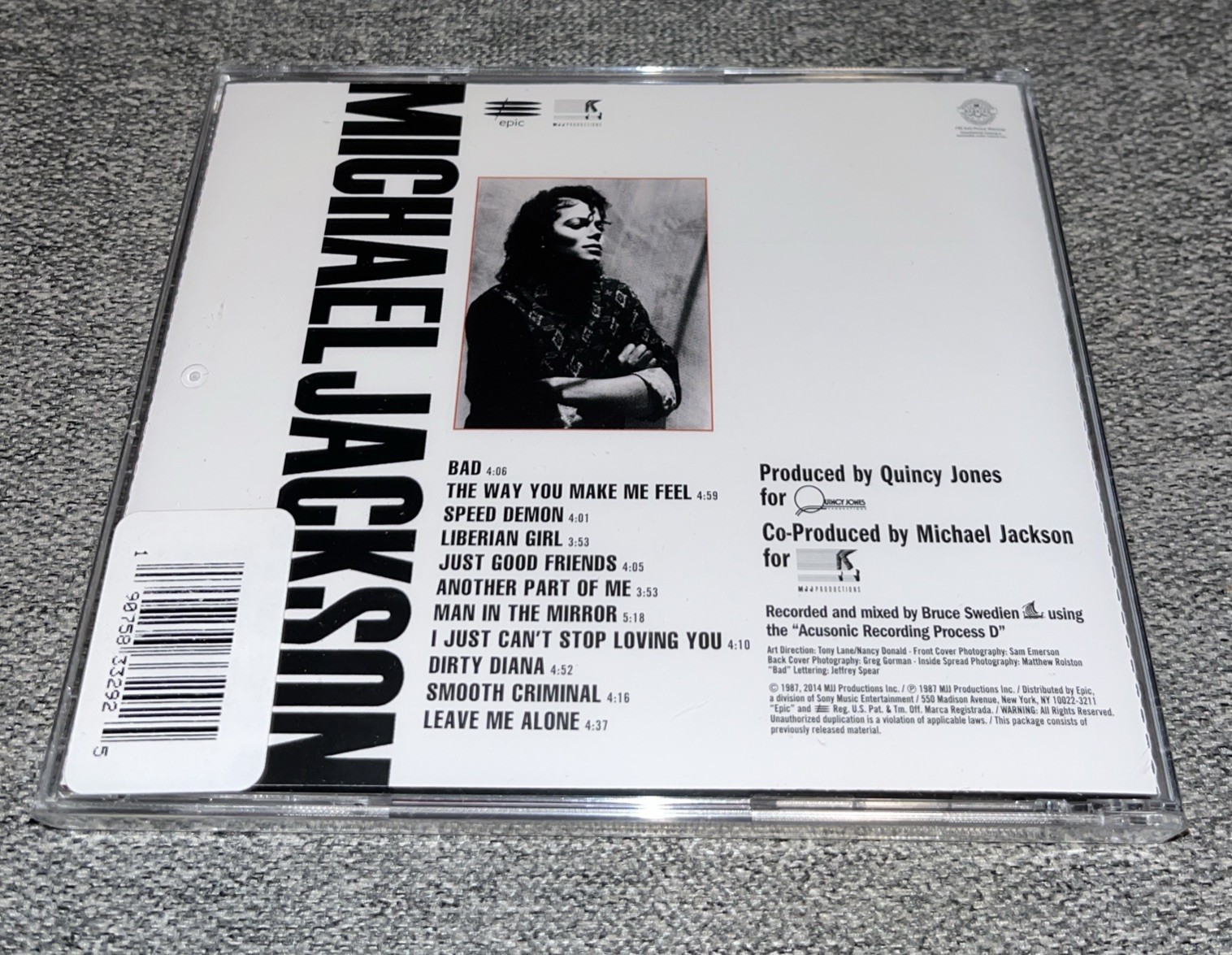 Bad by Jackson, Michael (CD, 2018)