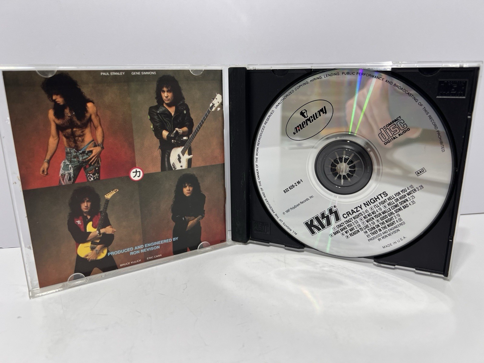 KISS ~ Crazy Nights ~ (CD, Sep-1990, Island/Mercury)